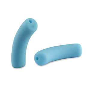 Acryl kralen tube matt Blue