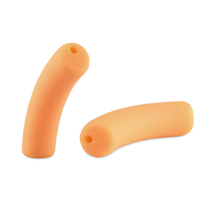 Acryl kralen tube matt Paradise peach