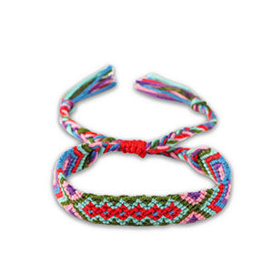 Enkelbandje Army green-pink