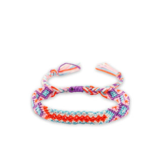 Enkelbandje Turquoise blue-purple