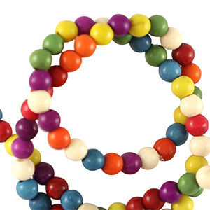 Kralen natuursteen howliet 3mm Multicolour