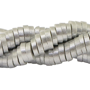 Kralen Katsuki 6mm Silver-pearl shine coating