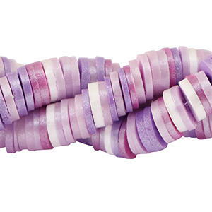 Kralen Katsuki 6mm Multicolour purple-pearl shine coating
