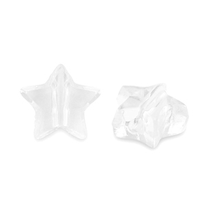 Acryl kralen star Transparent