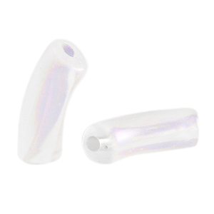 Acryl kralen tube Transparent AB