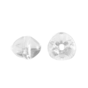 Kralen van acryl irregular facet geslepen Transparent
