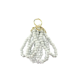 Hangers van facet Gold-icy grey