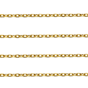 Benodigdheden van Stainless steel Roestvrij staal (RVS) jasseron ankerketting Gold