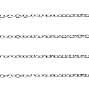 Benodigdheden van Stainless steel Roestvrij staal (RVS) jasseron ankerketting Silver