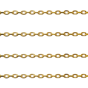 Benodigdheden van Stainless steel Roestvrij staal (RVS) jasseron ankerketting Gold