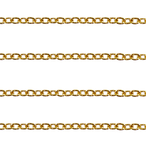 Benodigdheden van Stainless steel Roestvrij staal (RVS) jasseron ankerketting Gold