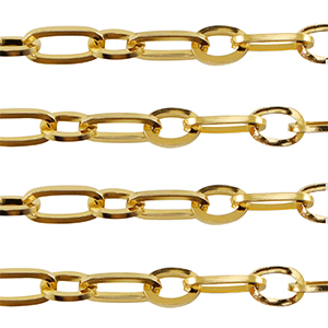 Benodigdheden van Stainless steel Roestvrij staal (RVS) jasseron ankerketting Gold