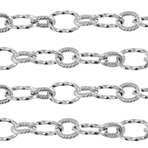 Benodigdheden van Stainless steel Roestvrij staal (RVS) jasseron ankerketting Silver