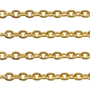 Benodigdheden van Stainless steel Roestvrij staal (RVS) jasseron ankerketting Gold