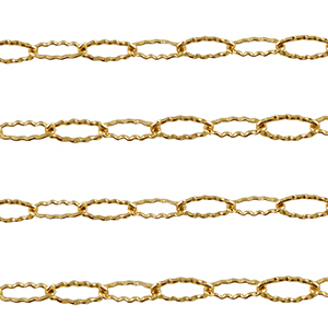 Benodigdheden van Stainless steel Roestvrij staal (RVS) jasseron ankerketting Gold
