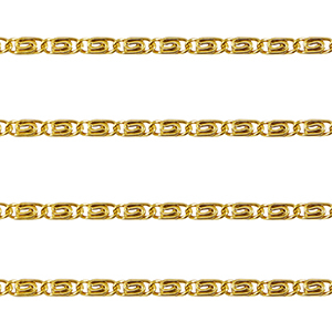 Benodigdheden van Stainless steel Roestvrij staal (RVS) jasseron twist Gold