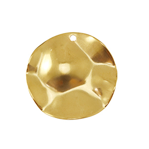 Bedels van Stainless steel Roestvrij staal (RVS) 22mm Gold