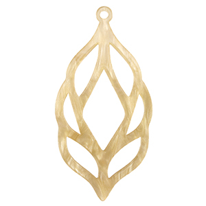 Hangers van resin Sand beige