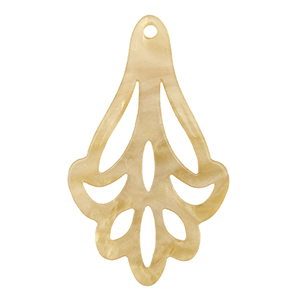 Hangers van resin Sand beige