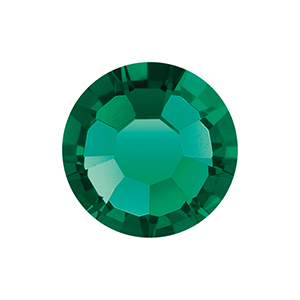 Birthstone May Preciosa SS16 flat back (4mm) Emerald green