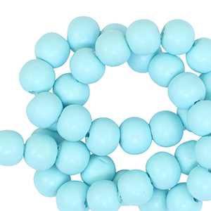 Polymeer kraal 6mm Light blue