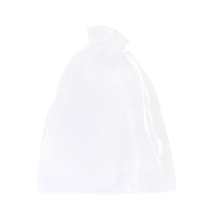 Organza sieradenzakje 10x12cm White