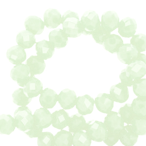 Facet kralen top quality disc 3x2mm Mint green