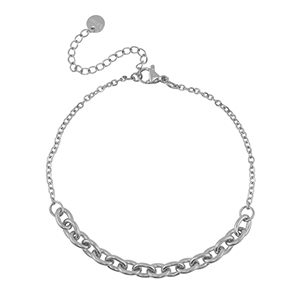 Armbanden van Stainless steel Roestvrij staal (RVS) Silver