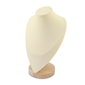 Sieraden display buste voor kettingen Natural-beige