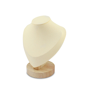 Sieraden display buste voor kettingen Natural-beige