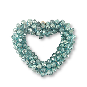 Hangers van facet heart Erin green