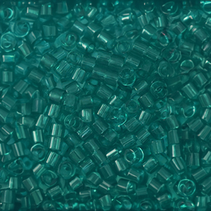 Miyuki kralen 15/0 delica's Transparent Caribbean teal DBS1108