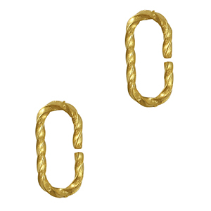 Benodigdheden van Stainless steel Roestvrij staal (RVS) buigring oval Gold