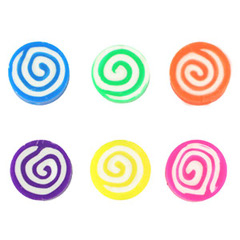 Polymeer kraal twist Multicolor