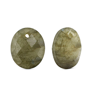 Bedels natuursteen glas ovaal Light gray