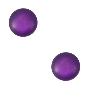 4 mm soft Polaris Elements cabochons "Birthstones" February SS16 shiny Grape purple