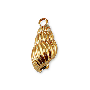 Schelp hanger special Gold