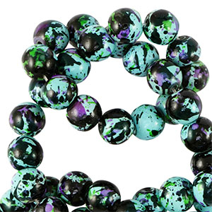 Keramiek kraal 8mm Multicolor