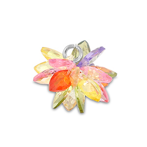 Zirkonia bedels flower Multicolor