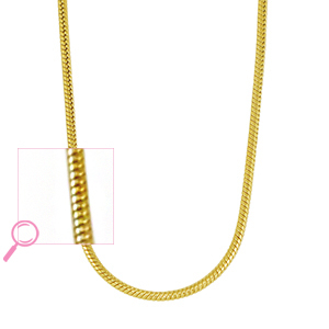Kettingen van Stainless steel Roestvrij staal (RVS) Gold