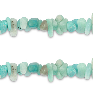 Chipstone kraal amazoniet Mint green