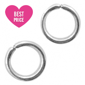 Benodigdheden van Stainless steel Roestvrij staal (RVS) buigringen 3mm Antiek zilver
