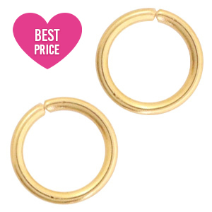 Benodigdheden van Stainless steel Roestvrij staal (RVS) buigring 4mm Goud