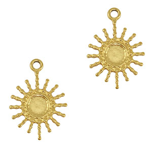 Bedels van Stainless steel Roestvrij staal (RVS) sun Gold