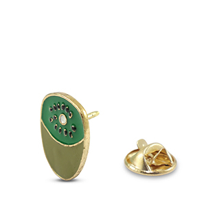 Pins kiwi Green-gold