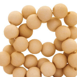 4 mm kralen van acryl Light brown