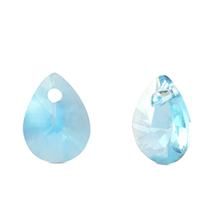Hanger van Crystal glas drop Aqua