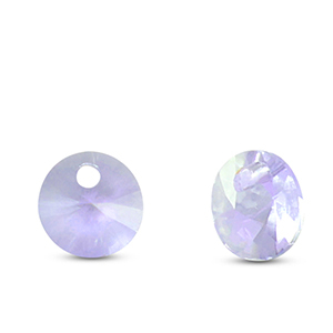 Hanger van Crystal glas round Light purple