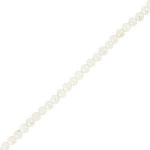 Schelp kralen round White