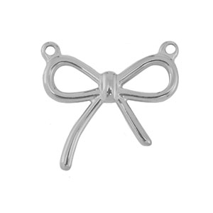Bedels van Stainless steel Roestvrij staal (RVS) bow Silver